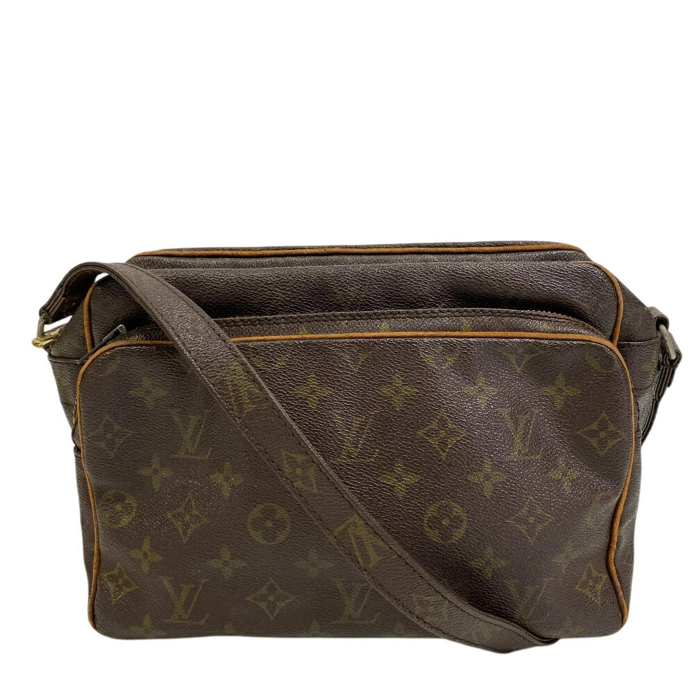 LOUIS VUITTON Nile Monogram Shoulder Bag Handbag Crossbody Brown
